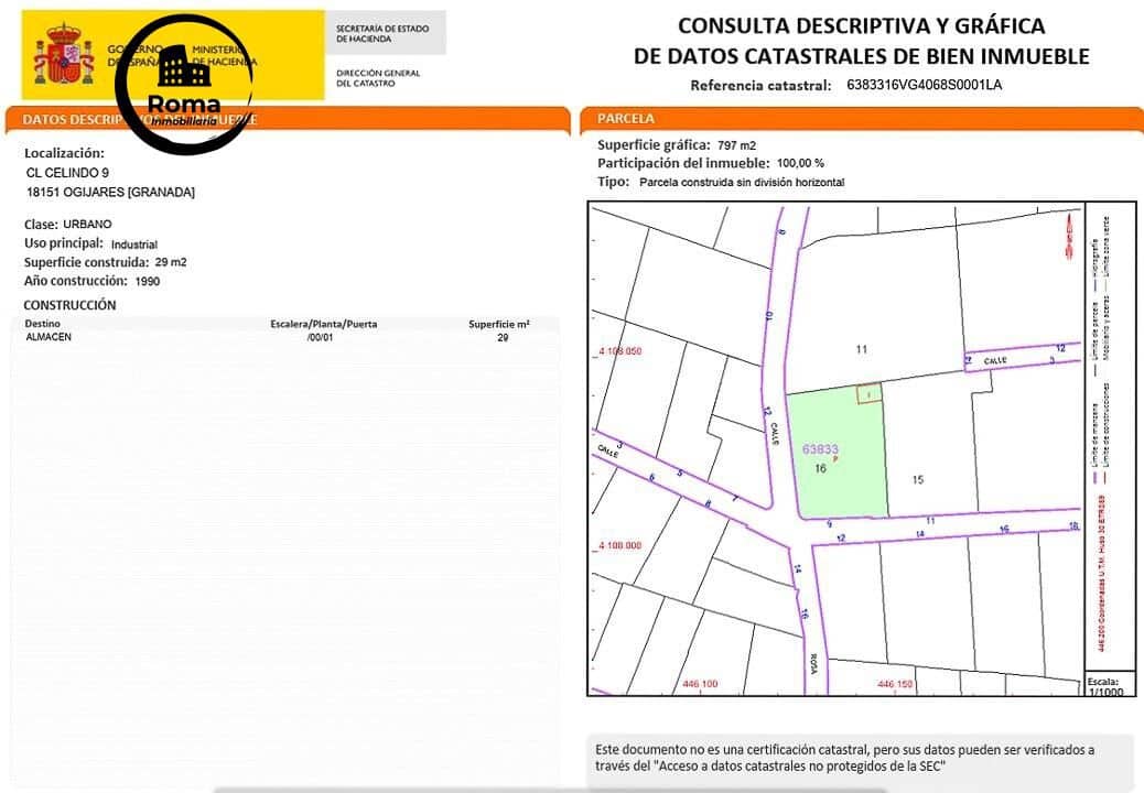 Building Plot for sale in Ogijares - € 200,000 (Ref: 9780707)
