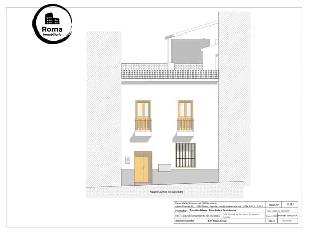 2 bedroom Terraced Villa for sale in Albaicin, Granada city - € 210,000 (Ref: 9808108)