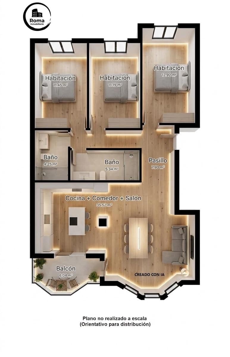 3 soveværelse Lejlighed til salg i Churriana de la Vega med garage - € 230.000 (Ref: 9825400)