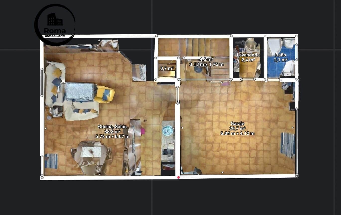 4 slaapkamer Rijtjeshuis te koop in La Zubia met zwembad garage - € 370.000 (Ref: 9829329)