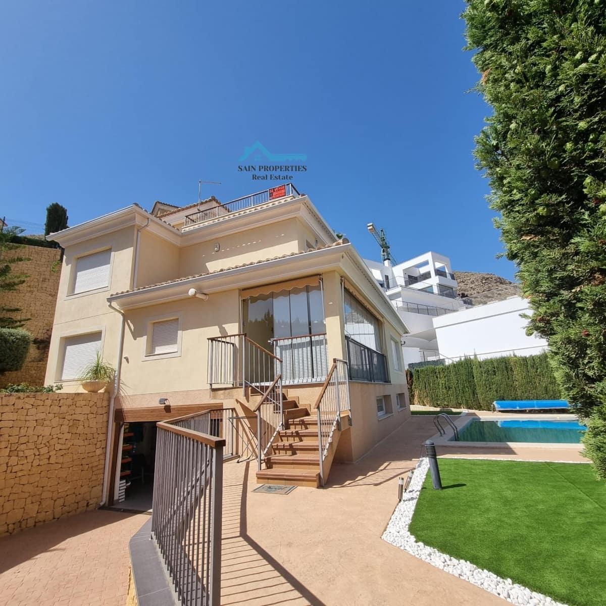 4 sypialnia Willa na sprzedaż w Finestrat z basenem garażem - 1 915 000 € (Ref: 9159409)