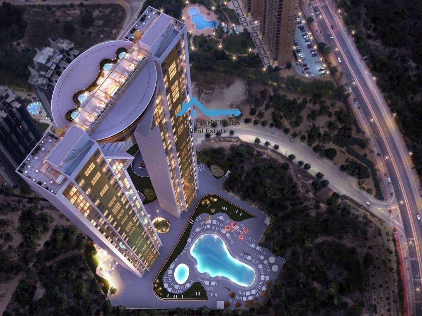 2 quarto Apartamento para venda em Benidorm com piscina garagem - 499 000 € (Ref: 9159416)