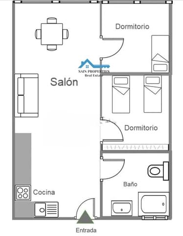 1 soveværelse Lejlighed til salg i Playa Levante, Benidorm - € 235.000 (Ref: 9440084)