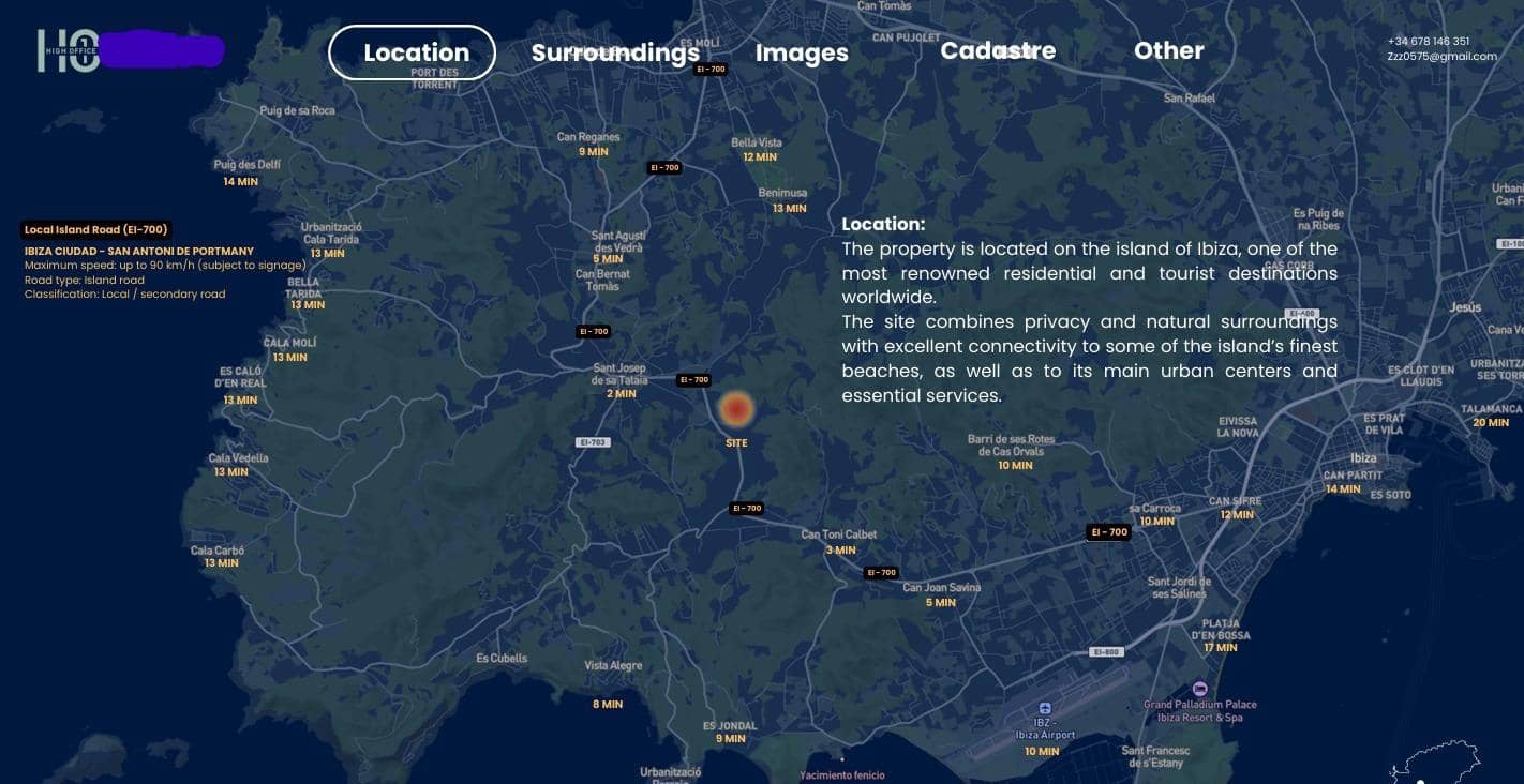 4 camera da letto Villa in vendita in San Jose / Sant Josep de Sa Talaia con piscina garage - 3.500.000 € (Rif: 9797057)