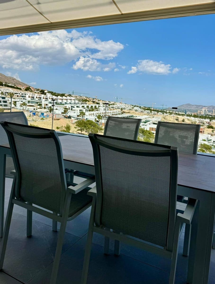 3 bedroom Apartment for rent in Finestrat with pool garage - € 2,800 (Ref: 9855412)