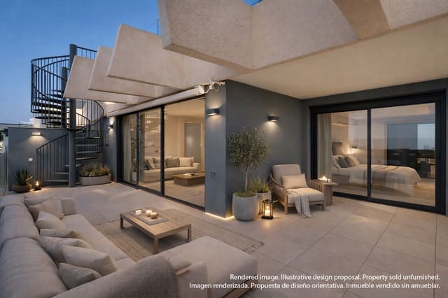3 quarto Penthouse para venda em Selwo, Estepona com piscina - 695 000 € (Ref: 10025209)