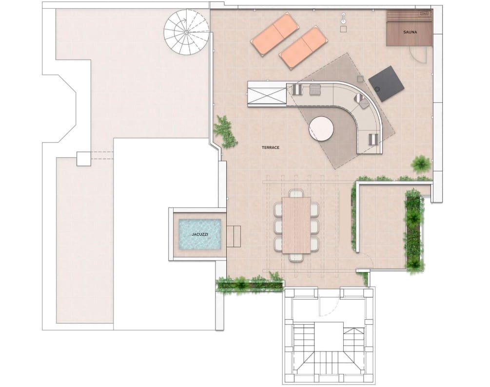 3 sypialnia Penthouse na sprzedaż w Marbella z basenem garażem - 2 495 000 € (Ref: 10035008)