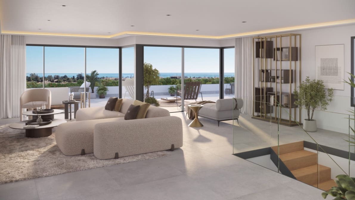 4 Zimmer Penthouse zu verkaufen in Marbella mit Pool Garage - 2.953.200 € (Ref: 10070414)
