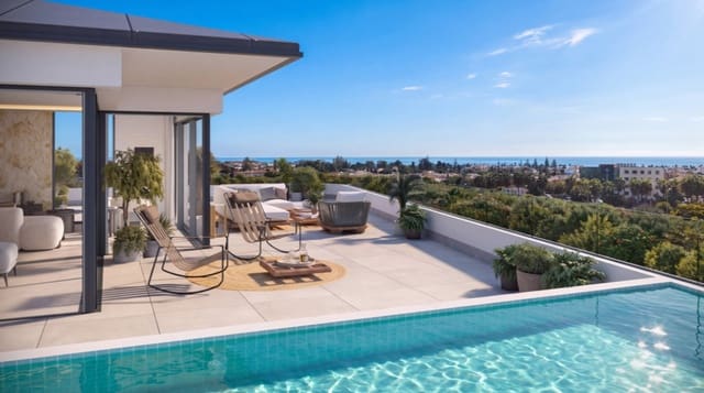 4 Zimmer Penthouse zu verkaufen in Marbella mit Pool Garage - 2.953.200 € (Ref: 10070414)