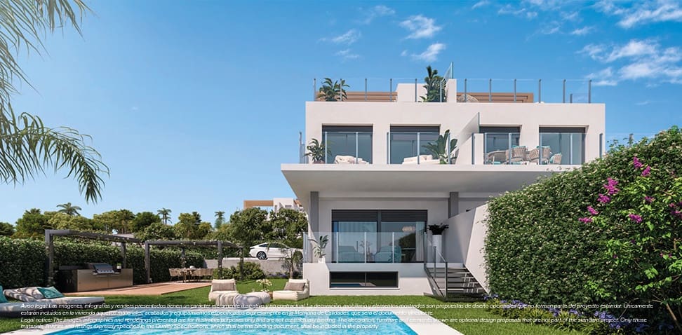 3 bedroom Semi-detached Villa for sale in Benalmadena with pool garage - € 998,000 (Ref: 10161094)