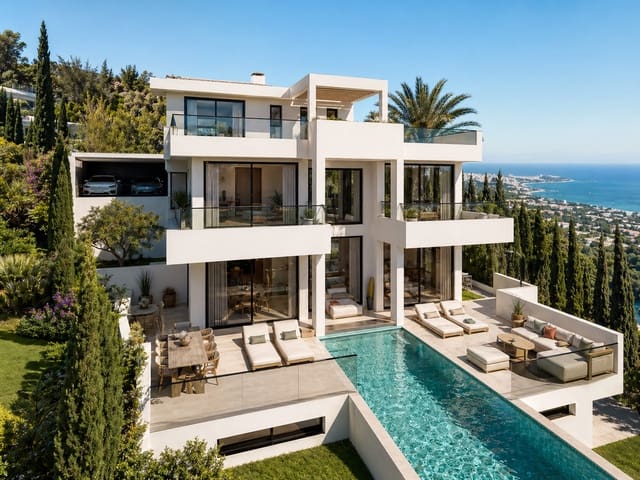 6 soverom Villa til salgs i La Capellania, Benalmádena med svømmebasseng garasje - € 3 500 000 (Ref: 10173383)