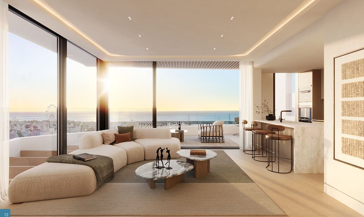 2 Zimmer Penthouse zu verkaufen in Benalmadena mit Pool Garage - 890.000 € (Ref: 7913217)