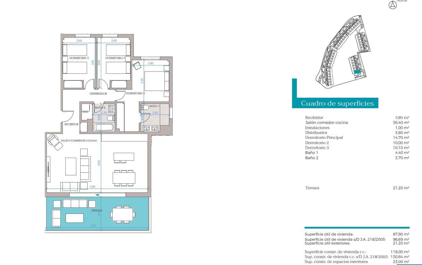 3 soverom Leilighet til salgs i Marbella med svømmebasseng garasje - € 524 600 (Ref: 7913219)