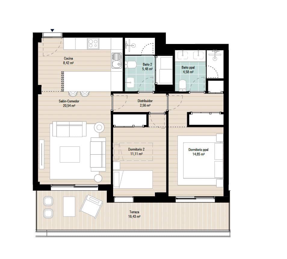4 soverom Penthouse til salgs i Marbella med svømmebasseng garasje - € 1 495 000 (Ref: 7913233)