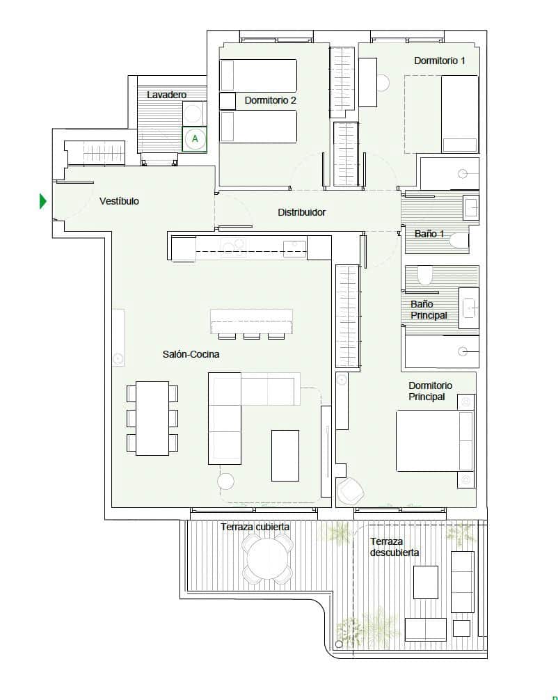 3 sovrum Lägenhet till salu i La Cala de Mijas med pool garage - 575 000 € (Ref: 7913238)