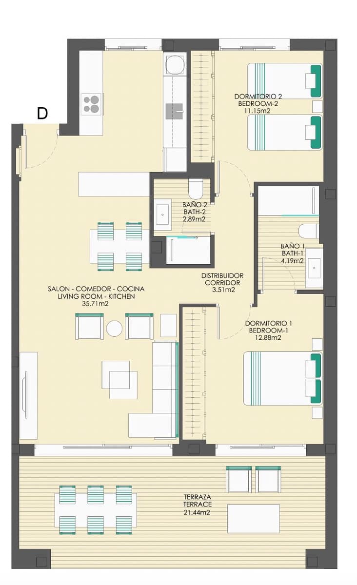 2 slaapkamer Appartement te koop in Casares met zwembad garage - € 420.000 (Ref: 8044266)