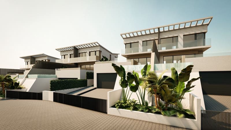 Pareado de 4 habitaciones en La Cala de Mijas en venta con piscina garaje - 825.000 € (Ref: 8089957)