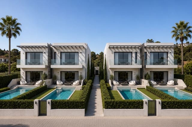 4 soveværelse Semi-Rækkehus til salg i La Cala de Mijas, Mijas med swimmingpool garage - € 868.000 (Ref: 8089957)