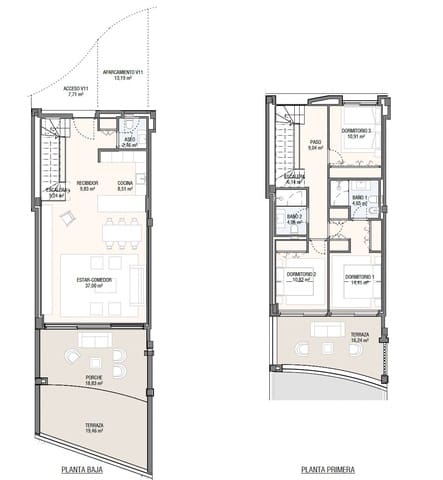3 chambre Maison de Ville à vendre à Mijas Costa, Mijas avec piscine - 1 261 151 € (Ref: 8134552)