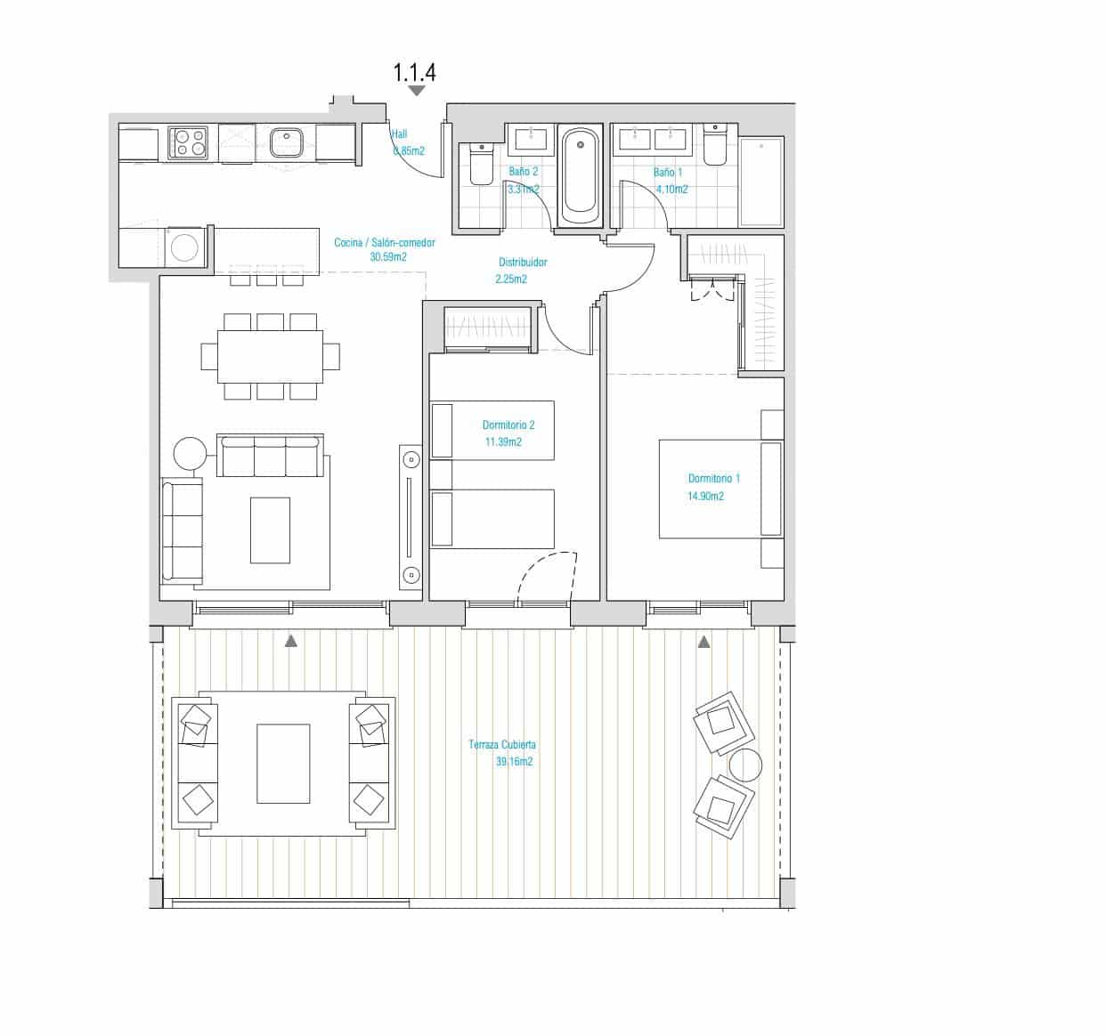 Apartamento de 2 habitaciones en Casares en venta con piscina garaje - 455.000 € (Ref: 8288971)