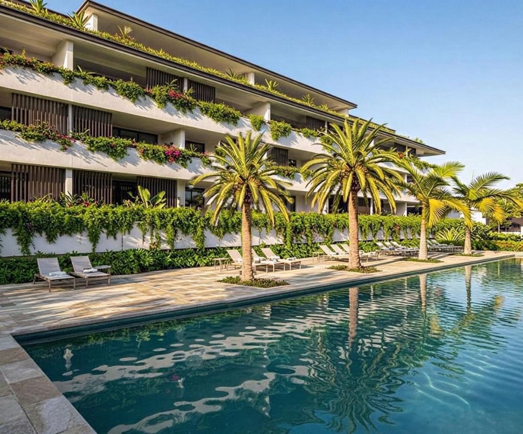 2 soveværelse Lejlighed til salg i Mijas Costa med swimmingpool garage - € 499.000 (Ref: 9609478)