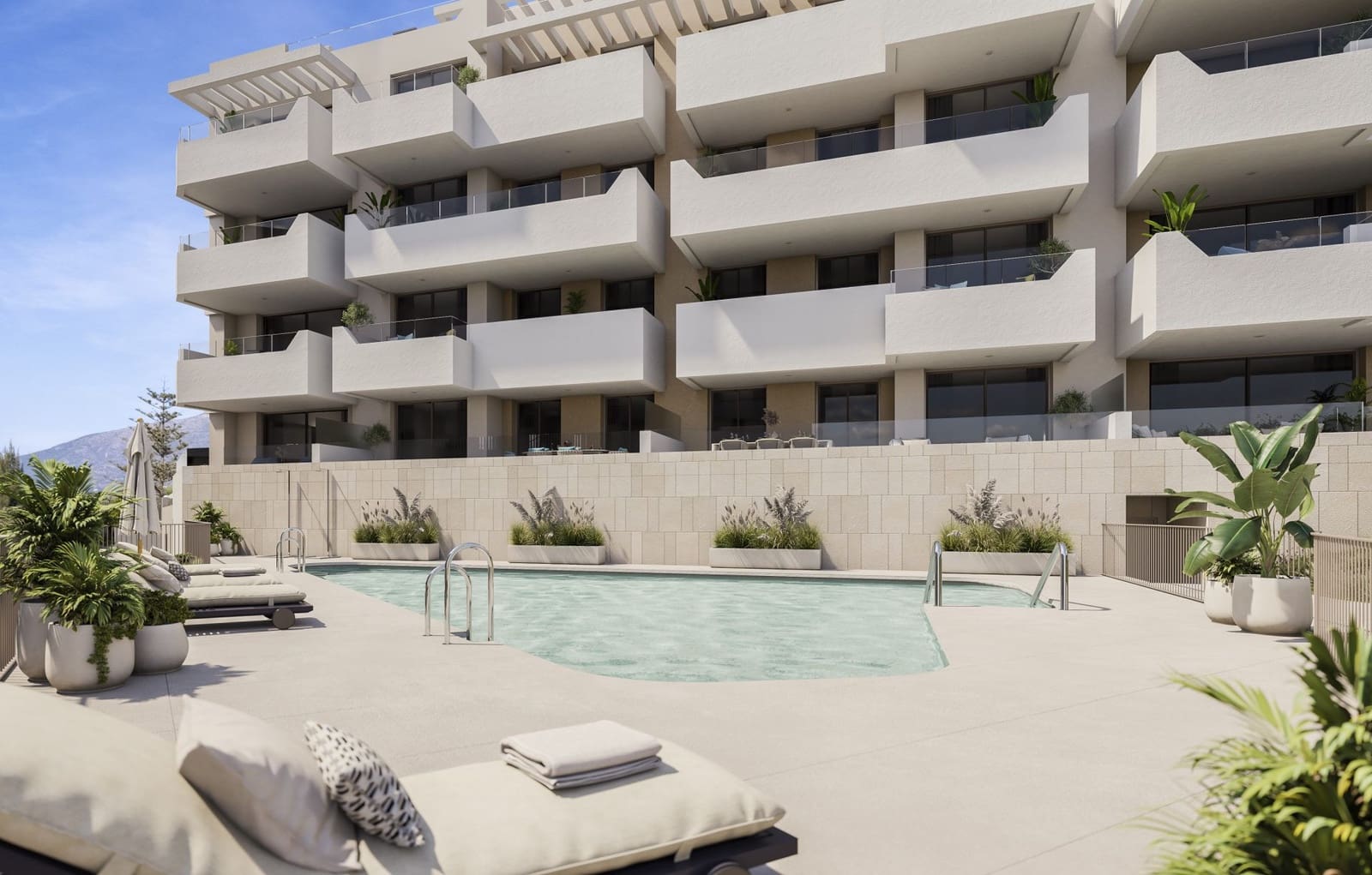 Apartamento de 3 habitaciones en Mijas Costa en venta con piscina garaje - 445.000 € (Ref: 9616384)