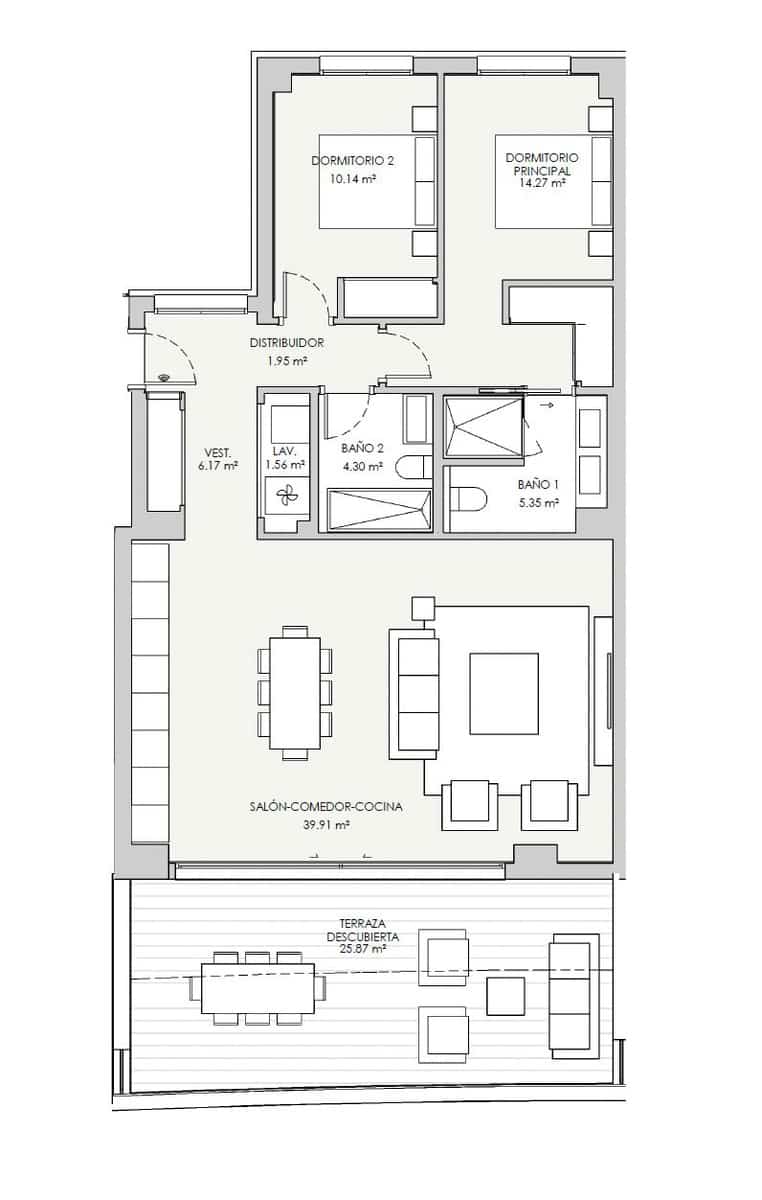 2 Zimmer Apartment zu verkaufen in Marbella mit Pool Garage - 691.000 € (Ref: 9616397)