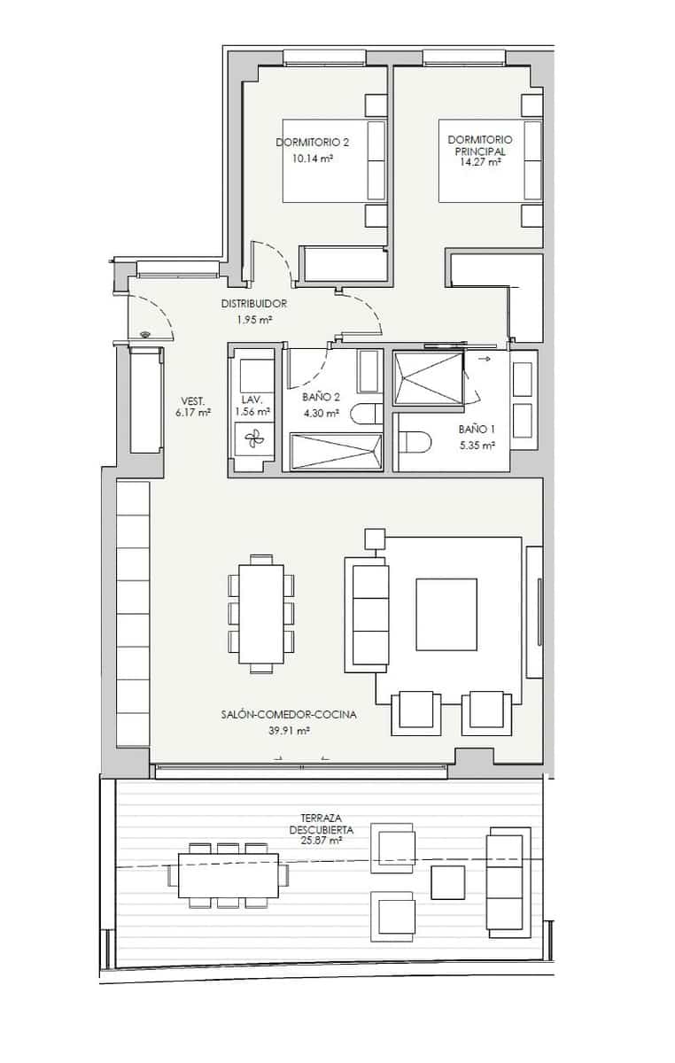 2 slaapkamer Appartement te koop in Marbella met zwembad garage - € 688.000 (Ref: 9616397)