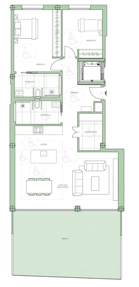 2 chambre Appartement à vendre à Marbella avec piscine garage - 890 000 € (Ref: 9616415)