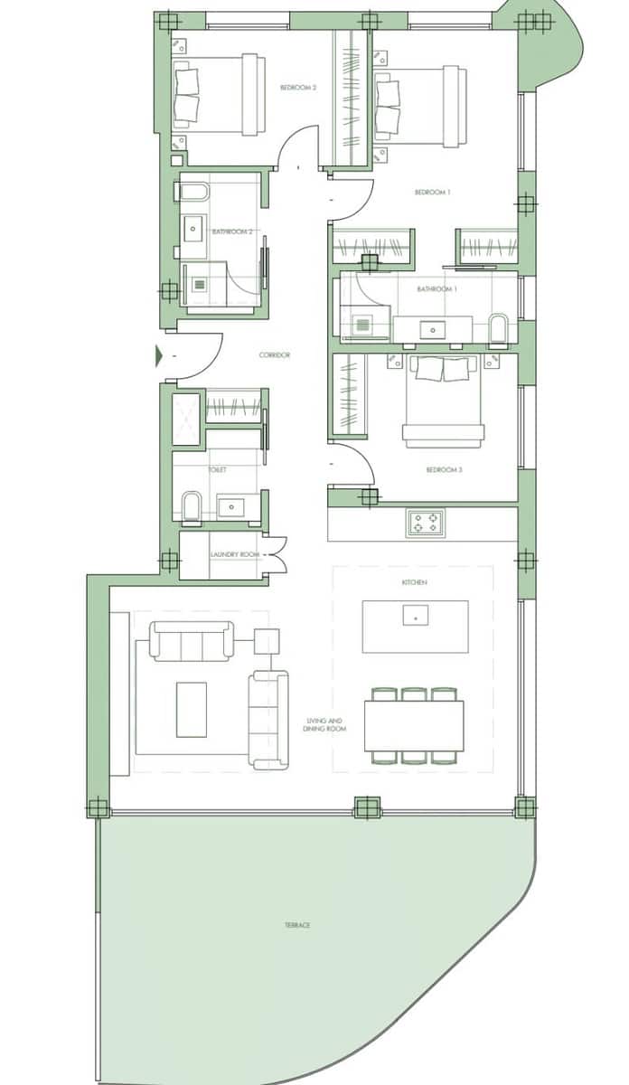 3 chambre Appartement à vendre à Marbella avec piscine garage - 995 000 € (Ref: 9616416)