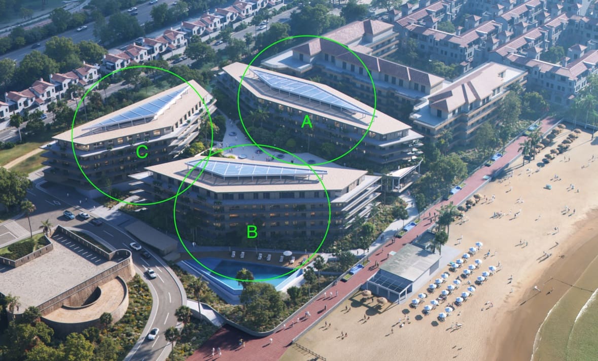 2 makuuhuone Huoneisto myytävänä paikassa Manilva mukana uima-altaan 
autotalli - 460 000 € (Ref: 9616430)