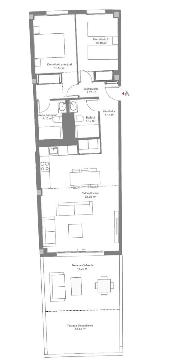 2 soveværelse Lejlighed til salg i La Cala de Mijas med swimmingpool garage - € 445.000 (Ref: 9616453)