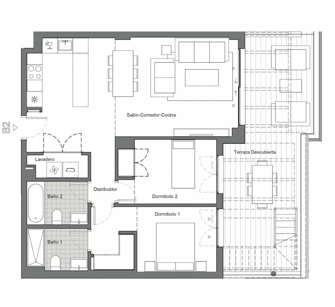 2 soverom Leilighet til salgs i Estepona med svømmebasseng garasje - € 499 000 (Ref: 9616475)