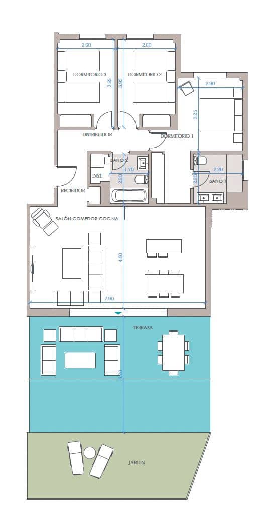 2 soverom Leilighet til salgs i Marbella med svømmebasseng garasje - € 418 800 (Ref: 9616491)