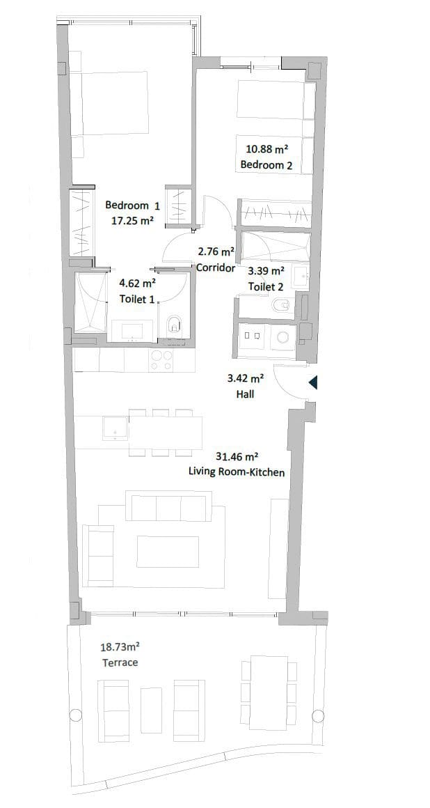 2 soverom Leilighet til salgs i Fuengirola med svømmebasseng garasje - € 499 000 (Ref: 9616495)