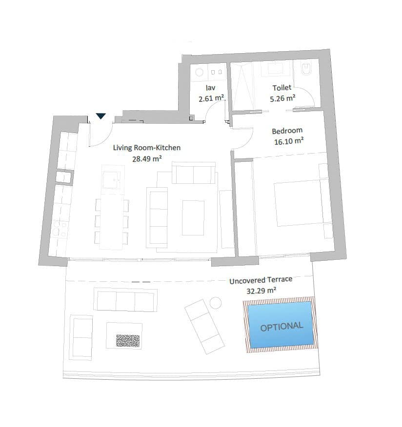 1 soveværelse Lejlighed til salg i Fuengirola med swimmingpool garage - € 490.000 (Ref: 9616496)