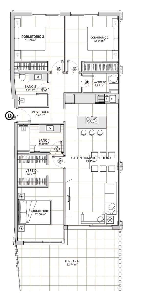 Apartamento de 3 habitaciones en Fuengirola en venta con piscina garaje - 535.000 € (Ref: 9616519)