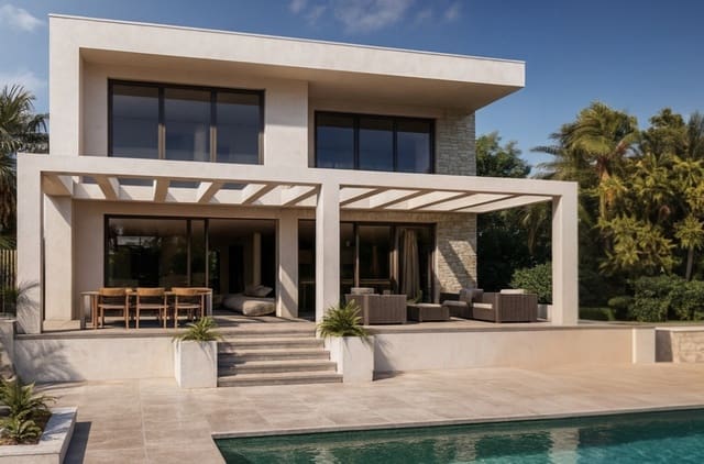 Chalet de 4 habitaciones en Mijas Costa, Mijas en venta con piscina garaje - 1.580.000 € (Ref: 9616520)
