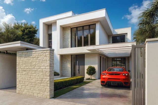 Chalet de 4 habitaciones en Mijas Costa, Mijas en venta con piscina garaje - 1.580.000 € (Ref: 9616520)