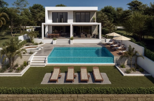 Chalet de 4 habitaciones en Mijas Costa, Mijas en venta con piscina garaje - 1.580.000 € (Ref: 9616520)