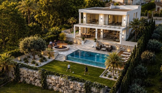 4 Zimmer Villa zu verkaufen in Mijas Costa, Mijas mit Pool Garage - 1.580.000 € (Ref: 9616520)