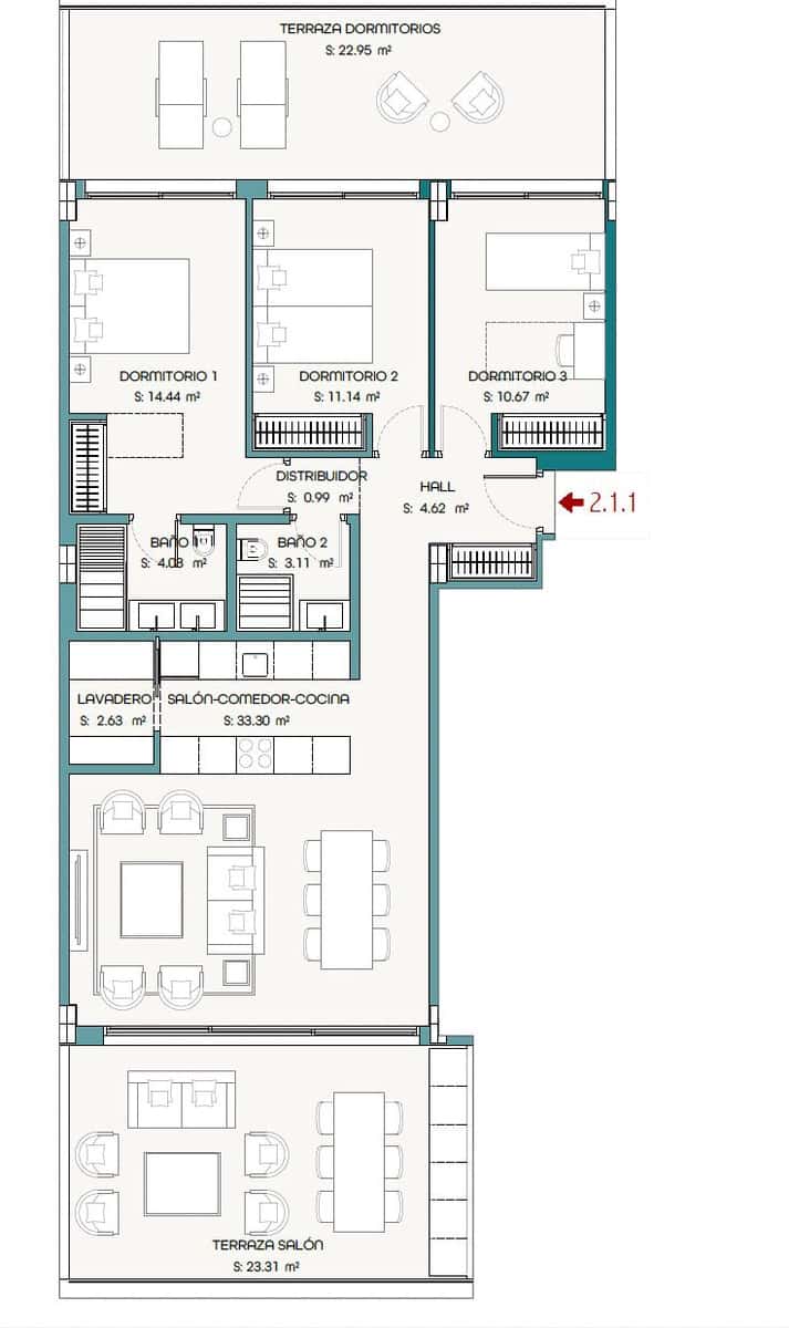 3 sypialnia Apartament na sprzedaż w Estepona z basenem garażem - 720 000 € (Ref: 9616541)
