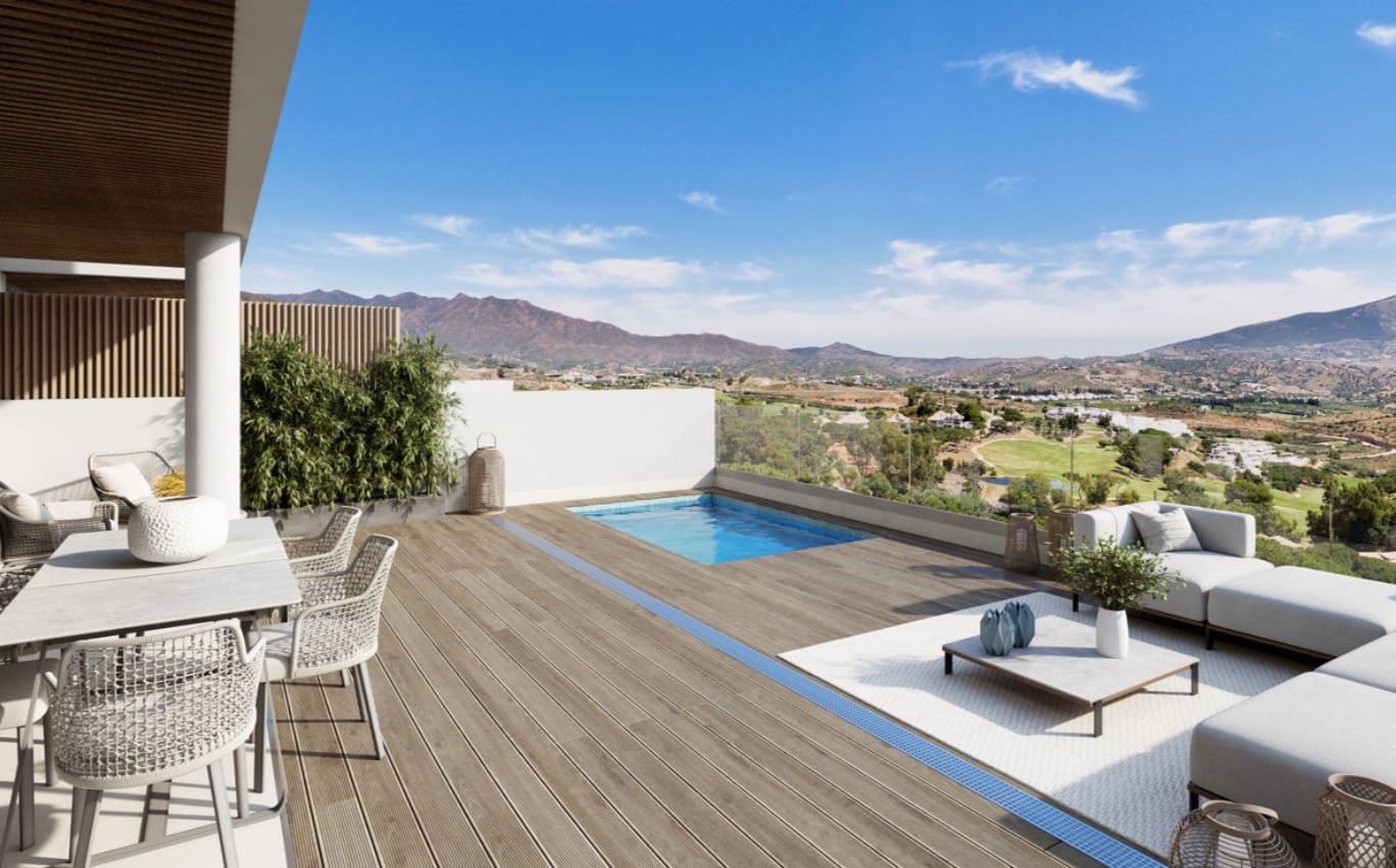 2 quarto Penthouse para venda em Mijas Costa com piscina garagem - 593 500 € (Ref: 9616551)