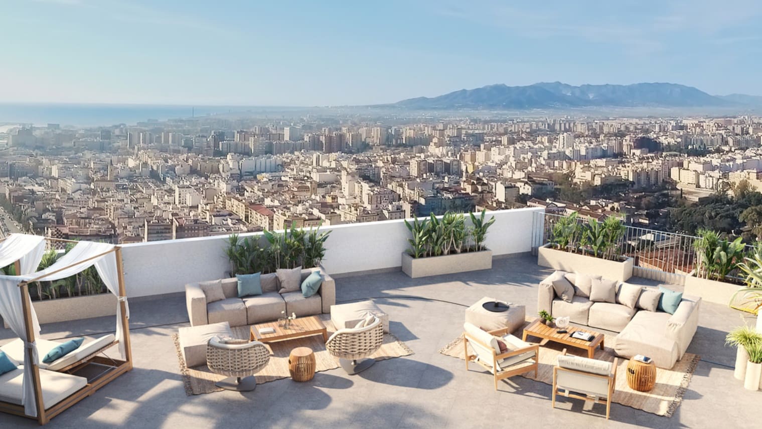 2 sovrum Lägenhet till salu i Malaga stad med pool garage - 419 000 € (Ref: 9616566)