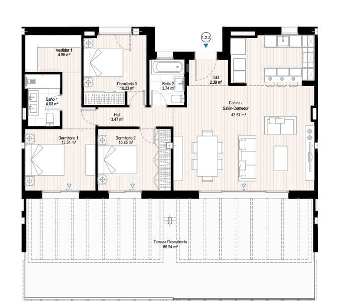 3 soverom Leilighet til salgs i Casares med svømmebasseng garasje - € 645 000 (Ref: 9616591)
