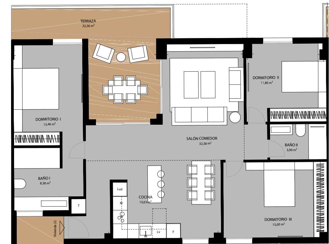 3 slaapkamer Appartement te koop in Marbella met zwembad garage - € 479.000 (Ref: 9616612)