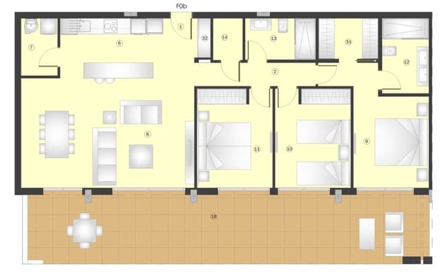 2 soveværelse Lejlighed til salg i Marbella med swimmingpool garage - € 533.000 (Ref: 9616613)