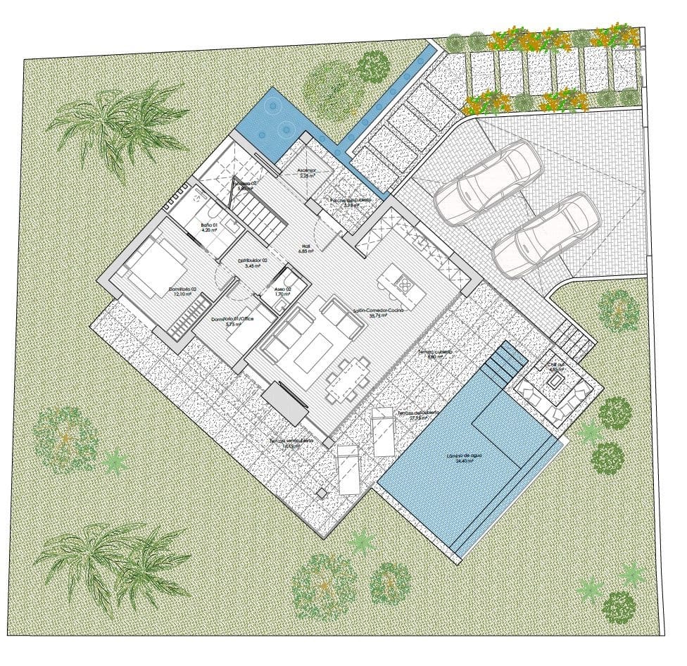 Chalet de 4 habitaciones en Buenas Noches en venta con piscina garaje - 1.400.000 € (Ref: 9616621)