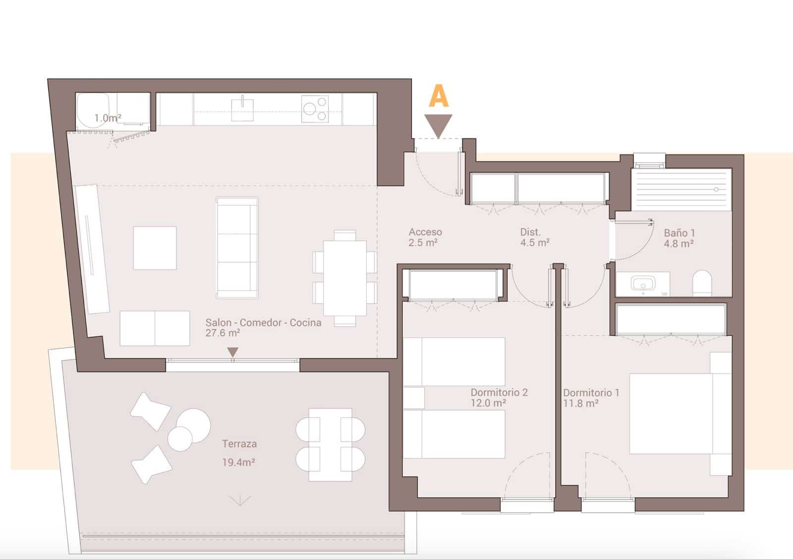 2 slaapkamer Appartement te koop in Marbella met zwembad garage - € 592.200 (Ref: 9616624)