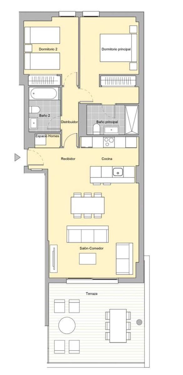 2 Zimmer Apartment zu verkaufen in Estepona mit Pool Garage - 315.000 € (Ref: 9616640)
